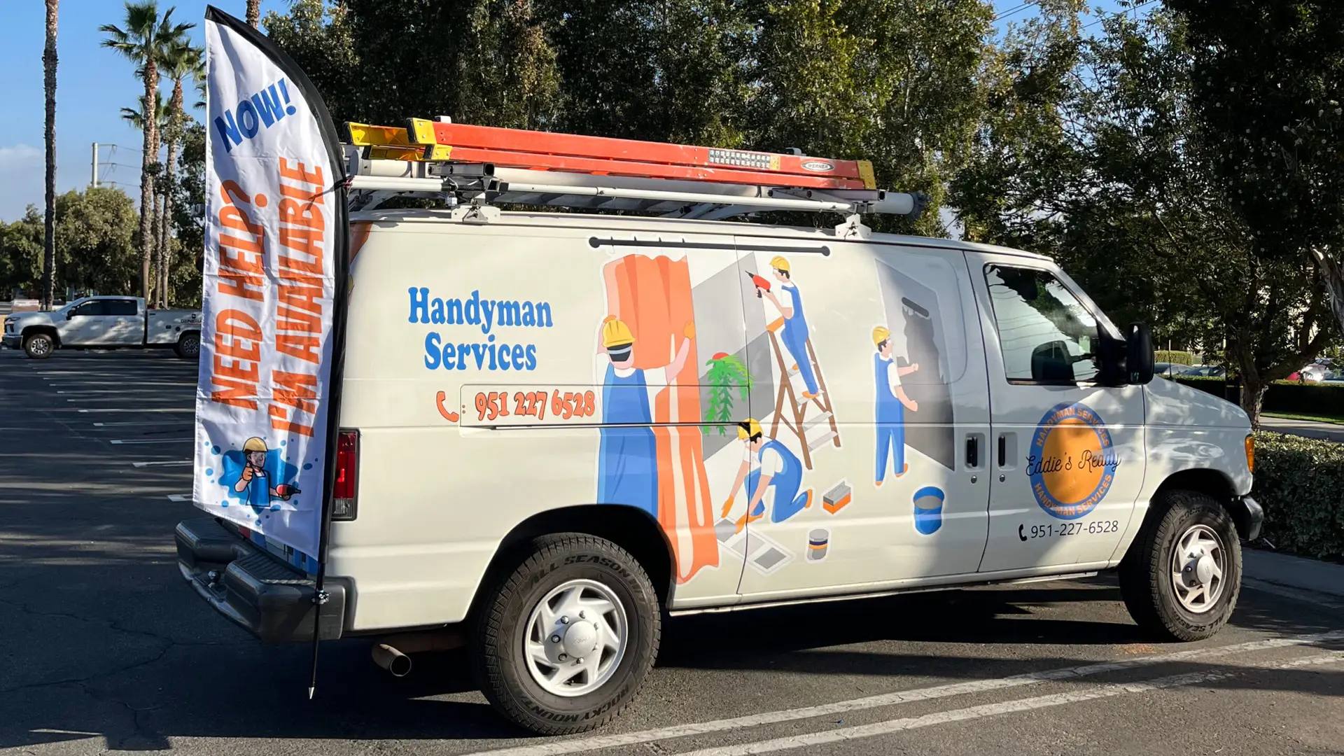 handyman services in corona ca eddies ready work van